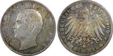 1909-D 3 Mk J-47 Ag MS63