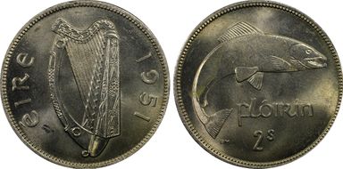 1951 Florin MS65+