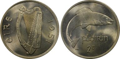1951 Florin MS66