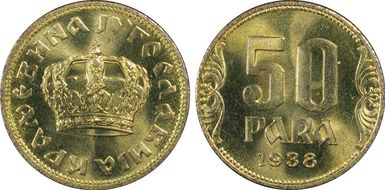 1938 50 Para KM-18 MS66