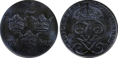 1945 2 Öre MS65