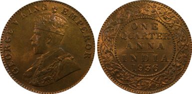 1936(B) 1/4 An SW-8.388 MS64RB