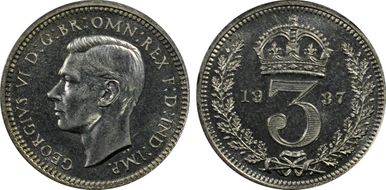 1937 3D Mdy S-4088 Crowned 3 PL66