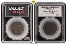 1803 1C S-254, Sm Date, Sm Frac VF20BN