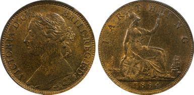 1894 1/4D S-3958 MS65RB