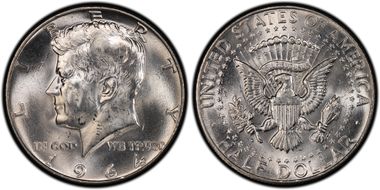 1964-D 50C QDO, FS-105 MS64