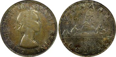 1953 S$1 No Strap, FWL MS64