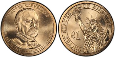 2012-P $1 Partial Edge Lettering Cleveland 22nd, Position A MS64