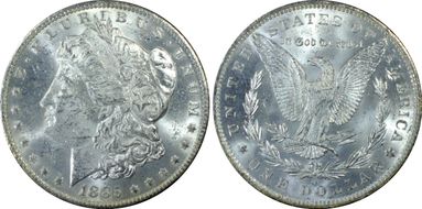 1885-O $1 MS62