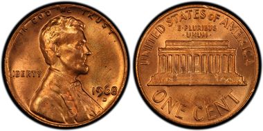 1968-D/D 1C RPM, FS-501 MS64RD