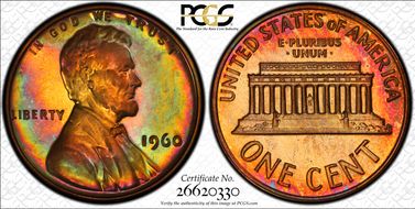 1960 1C Small Date PR66RB