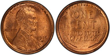 1916-D 1C MS65RD