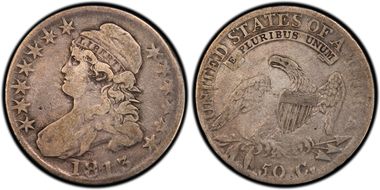 1813 50C O-109a, Single Leaf F12