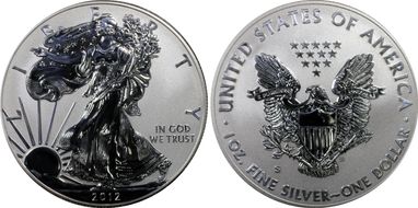 2012-S $1 Silver Eagle Rev PR  75th Anniversary SF Mint Set PR69