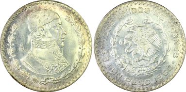 1960-Mo Peso KM-459 MS66+
