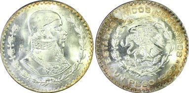 1967-Mo Peso KM-459 MS67