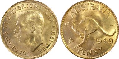 1949 (m) 1D MS64RD