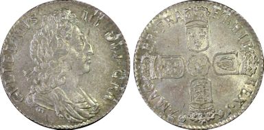 1697 6D S-3538 3rd Bust Large Crowns MS65+