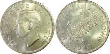 1949 Crown KM-22  Ag MS65