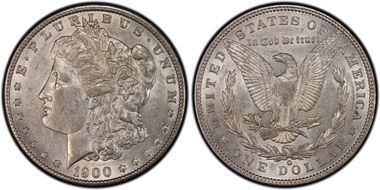 1900-O/CC $1 VAM 7A AU55
