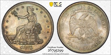1876 T$1 TDV-18, Type II/II MS63