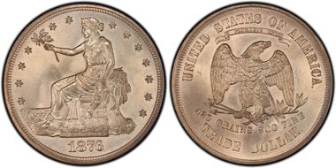 1876 T$1 Type I/I MS63