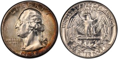 1959 25C Type B Reverse, FS-901 MS66+