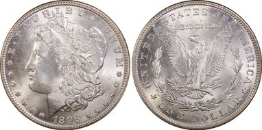 1896 $1 MS66+