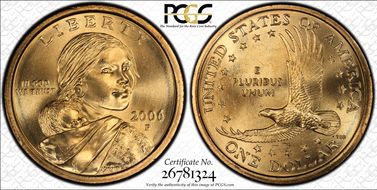 2006-P SAC$1 MS67
