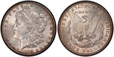 1899-O $1 VAM 6, Micro O MS62