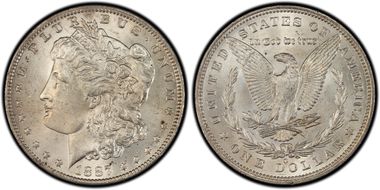 1887/6-O $1 VAM 3, 7/6 MS64