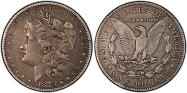 1878-S $1 VAM 77 Doubled RIB VF30