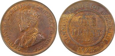 1921 1D Indian obverse MS63RB