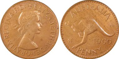 1960 Y. (p) 1D MS64RB