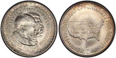1953-S 50C Washington-Carver MS66
