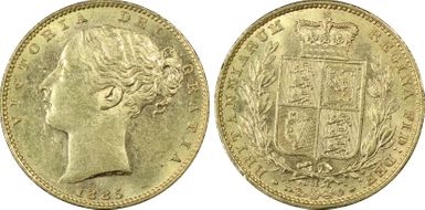 1885-M Sov S-3854A Shield MS62