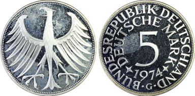 1974-G 5 Mk J-387 PR66DCAM