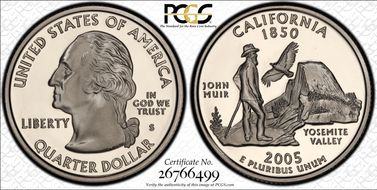 2005-S 25C California PR70DCAM