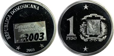 2003 Peso Pan American Games PR67DCAM