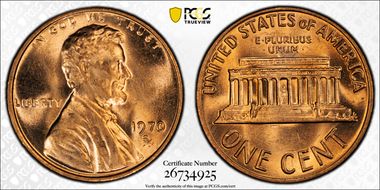 1970-S 1C Large Date MS65RD