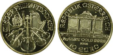 2009 € 10 Vienna Philharmonic MS68