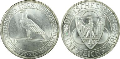 1930-D 5 Mk Rhineland J-346 MS65