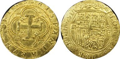 (1516-56) Escudo Segovia Fr.156 MS62+