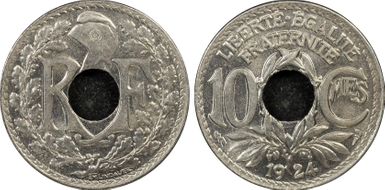 1924 10C Gad-286 F-138 Poissy MS65