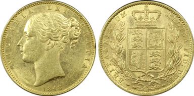1848 Sov S-3852C Second Head AU58