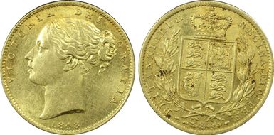 1848 Sov S-3852C Second Head AU58