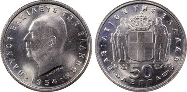 1954 50 Lep KM-80 MS65