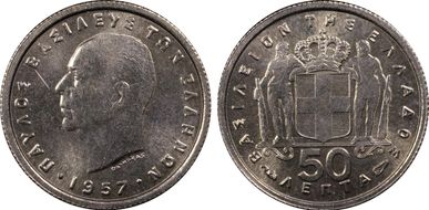 1957 50 Lep MS65