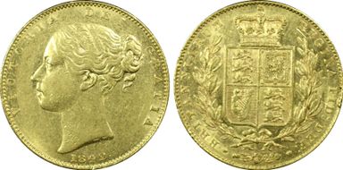 1842 Sov S-3852 GRΛTIΛ AU55