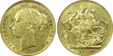 1884-M Sov S-3857B WW Buried AU58
